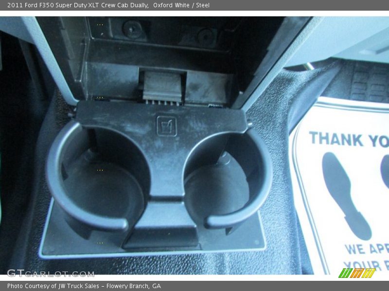 Oxford White / Steel 2011 Ford F350 Super Duty XLT Crew Cab Dually