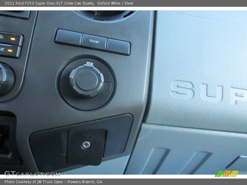 Oxford White / Steel 2011 Ford F350 Super Duty XLT Crew Cab Dually