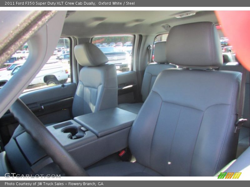Oxford White / Steel 2011 Ford F350 Super Duty XLT Crew Cab Dually