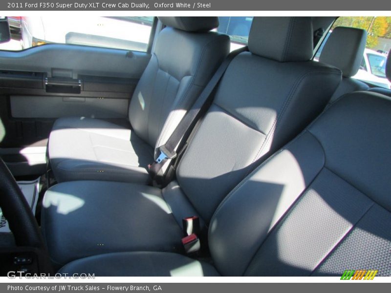 Oxford White / Steel 2011 Ford F350 Super Duty XLT Crew Cab Dually