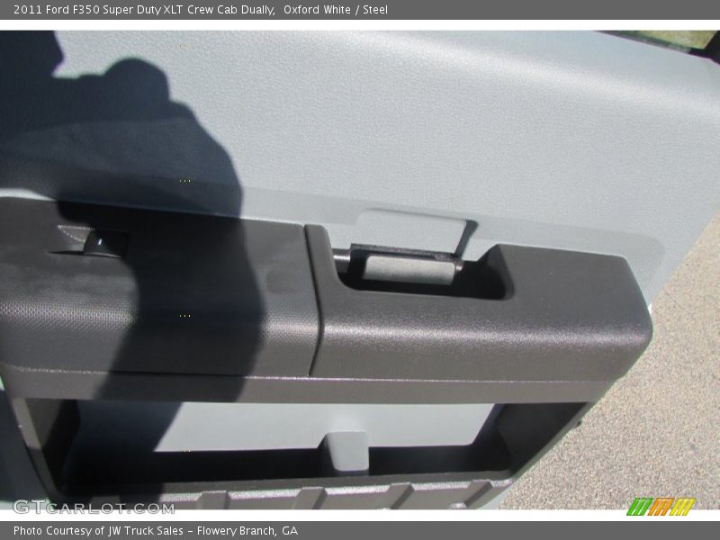 Oxford White / Steel 2011 Ford F350 Super Duty XLT Crew Cab Dually