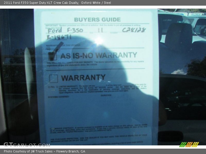 Oxford White / Steel 2011 Ford F350 Super Duty XLT Crew Cab Dually