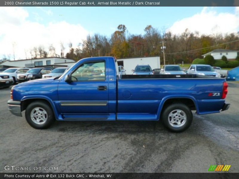 Arrival Blue Metallic / Dark Charcoal 2003 Chevrolet Silverado 1500 LS Regular Cab 4x4