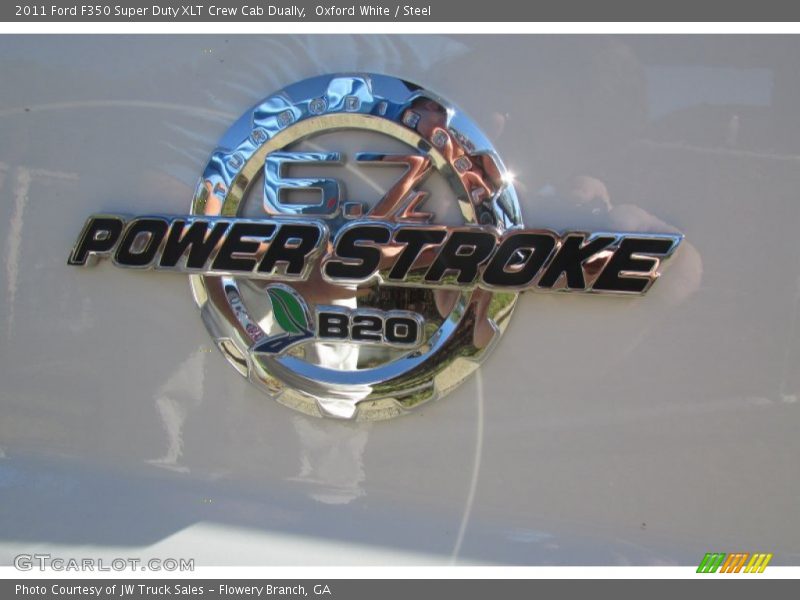 Oxford White / Steel 2011 Ford F350 Super Duty XLT Crew Cab Dually