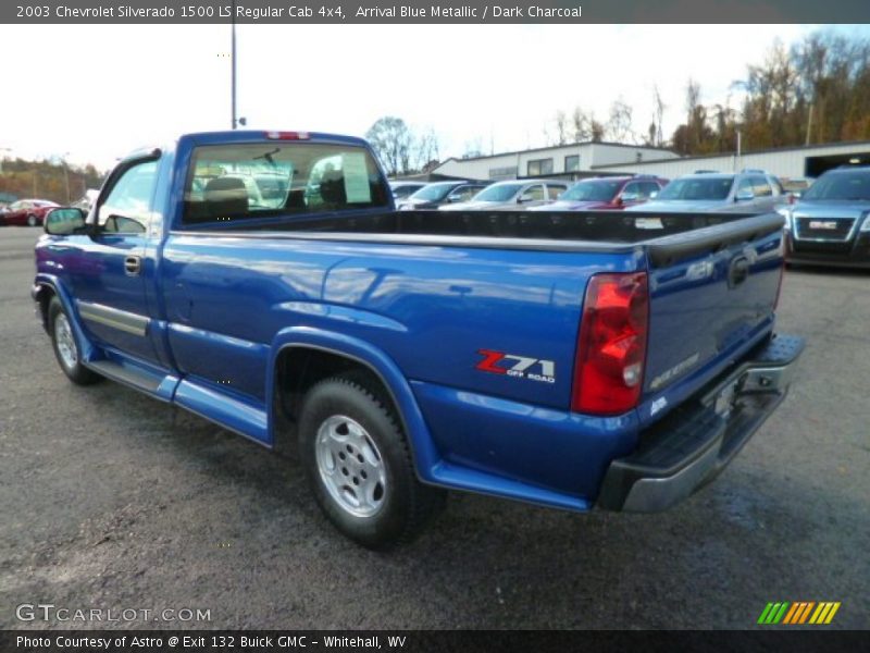 Arrival Blue Metallic / Dark Charcoal 2003 Chevrolet Silverado 1500 LS Regular Cab 4x4