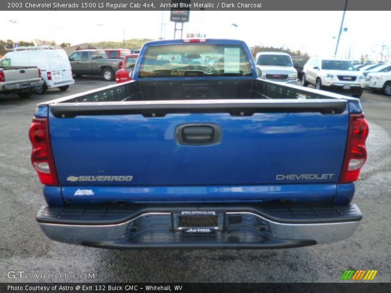 Arrival Blue Metallic / Dark Charcoal 2003 Chevrolet Silverado 1500 LS Regular Cab 4x4