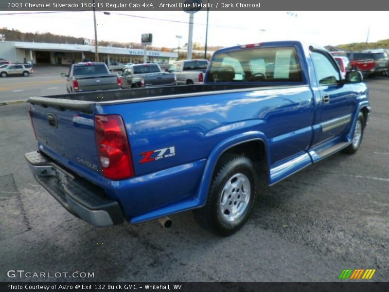 Arrival Blue Metallic / Dark Charcoal 2003 Chevrolet Silverado 1500 LS Regular Cab 4x4