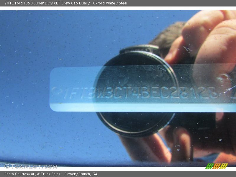 Oxford White / Steel 2011 Ford F350 Super Duty XLT Crew Cab Dually