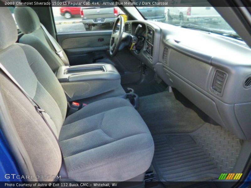 Arrival Blue Metallic / Dark Charcoal 2003 Chevrolet Silverado 1500 LS Regular Cab 4x4