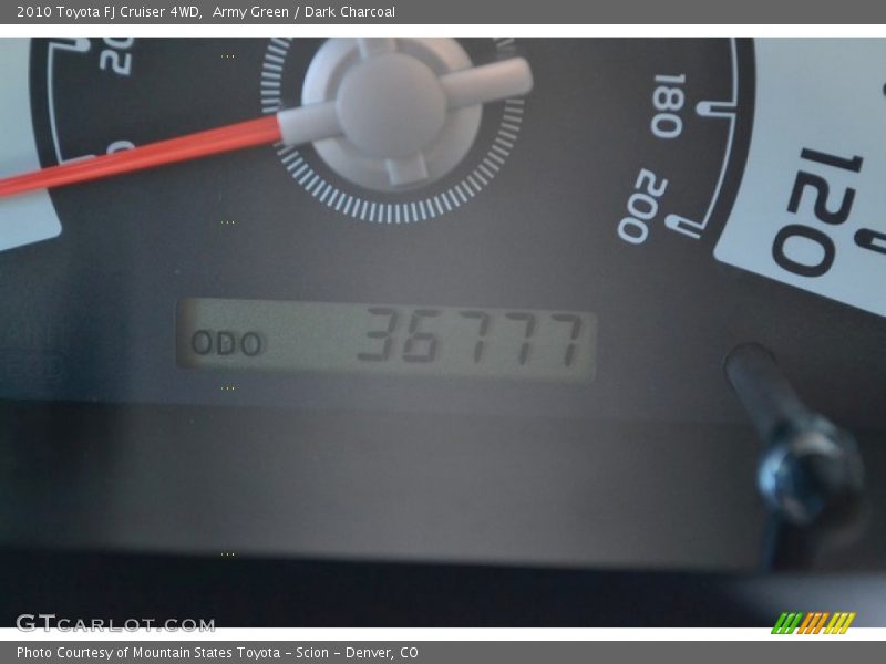 Army Green / Dark Charcoal 2010 Toyota FJ Cruiser 4WD