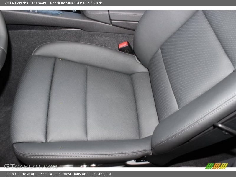 Rhodium Silver Metallic / Black 2014 Porsche Panamera