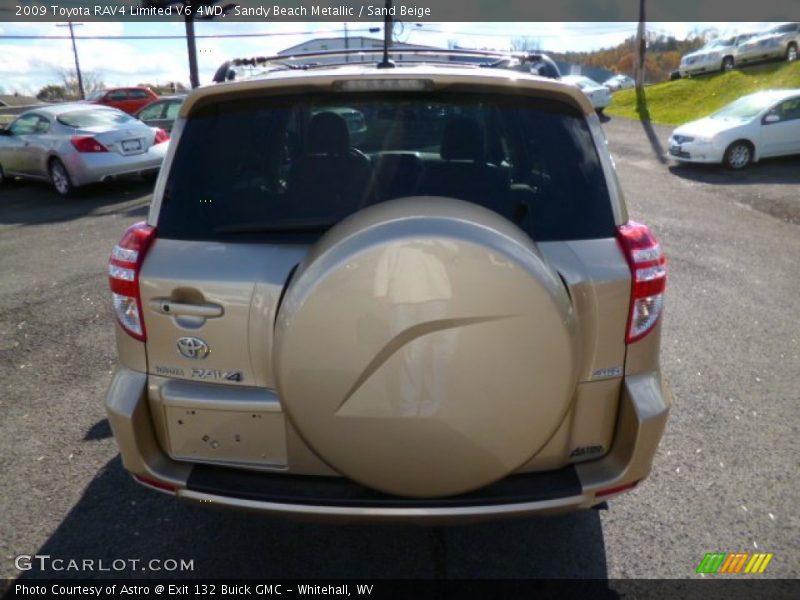 Sandy Beach Metallic / Sand Beige 2009 Toyota RAV4 Limited V6 4WD