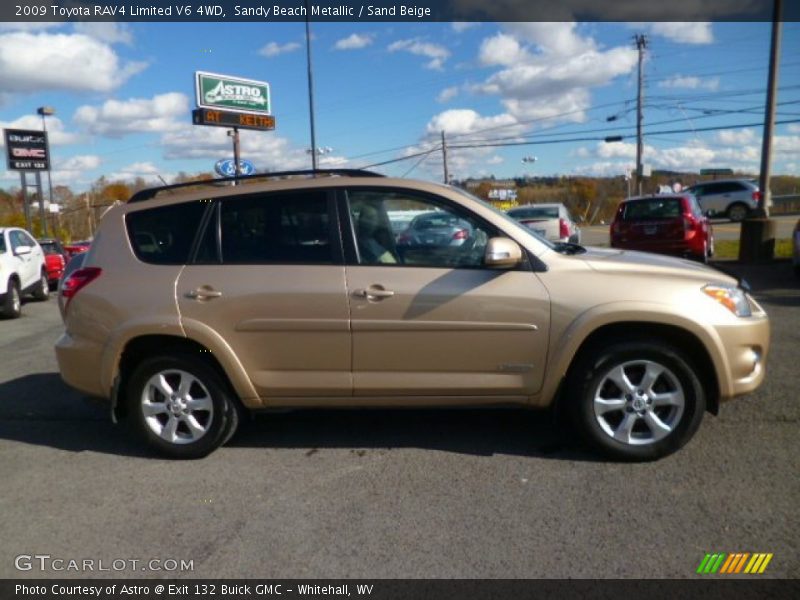 Sandy Beach Metallic / Sand Beige 2009 Toyota RAV4 Limited V6 4WD