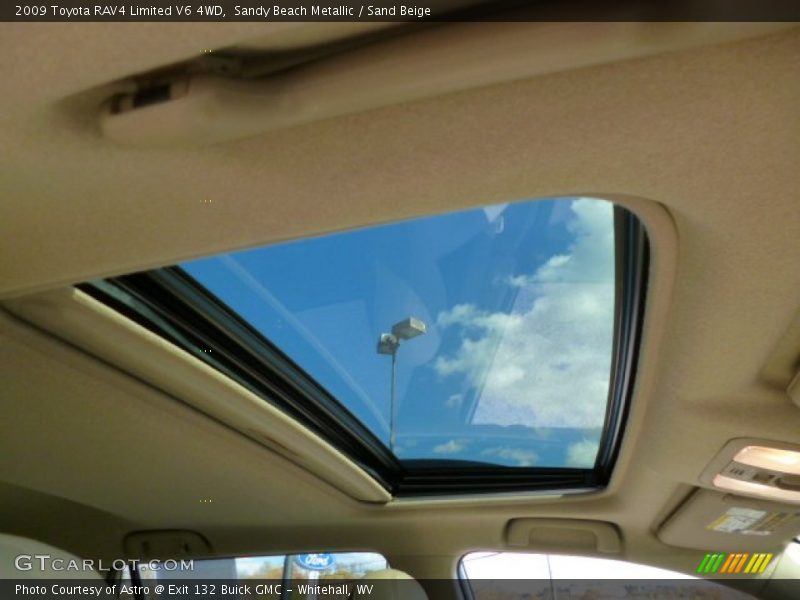 Sandy Beach Metallic / Sand Beige 2009 Toyota RAV4 Limited V6 4WD