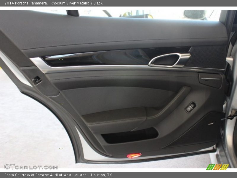 Rhodium Silver Metallic / Black 2014 Porsche Panamera