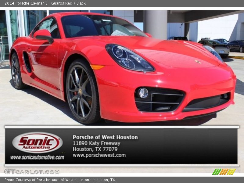 Guards Red / Black 2014 Porsche Cayman S