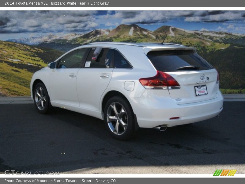 Blizzard White Pearl / Light Gray 2014 Toyota Venza XLE
