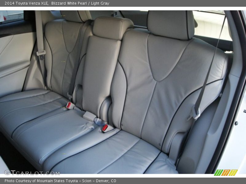 Blizzard White Pearl / Light Gray 2014 Toyota Venza XLE