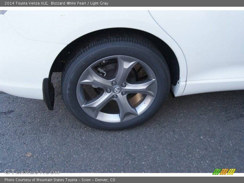 Blizzard White Pearl / Light Gray 2014 Toyota Venza XLE