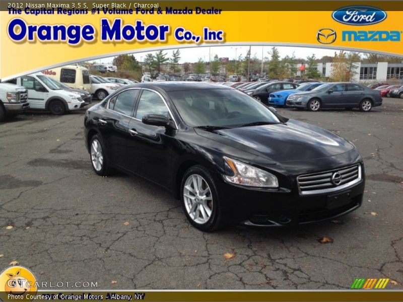 Super Black / Charcoal 2012 Nissan Maxima 3.5 S