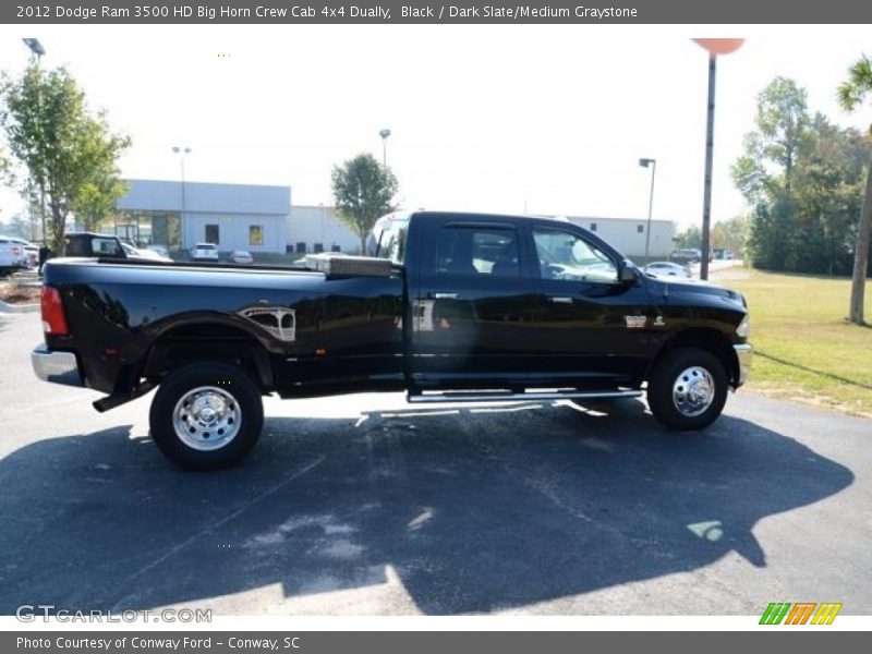 Black / Dark Slate/Medium Graystone 2012 Dodge Ram 3500 HD Big Horn Crew Cab 4x4 Dually