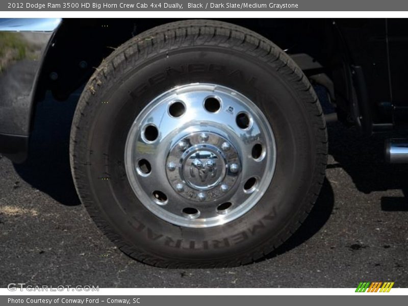 Black / Dark Slate/Medium Graystone 2012 Dodge Ram 3500 HD Big Horn Crew Cab 4x4 Dually