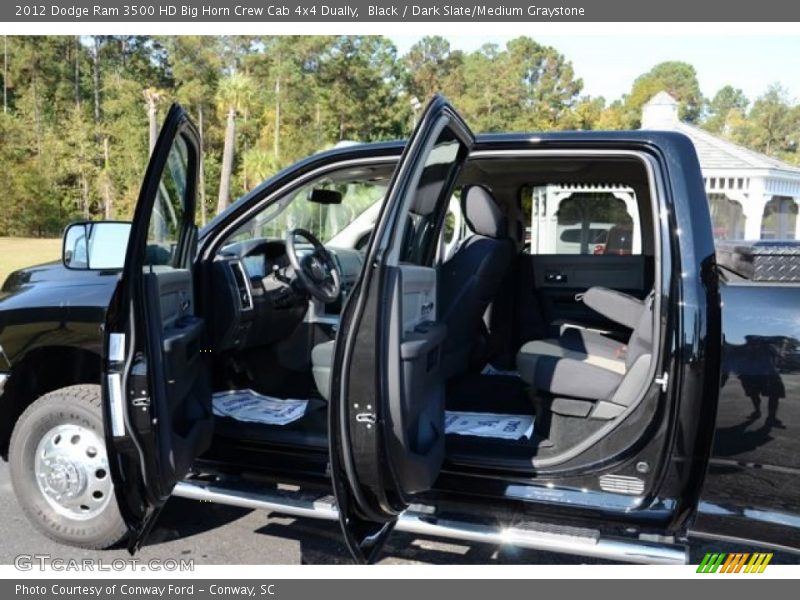 Black / Dark Slate/Medium Graystone 2012 Dodge Ram 3500 HD Big Horn Crew Cab 4x4 Dually
