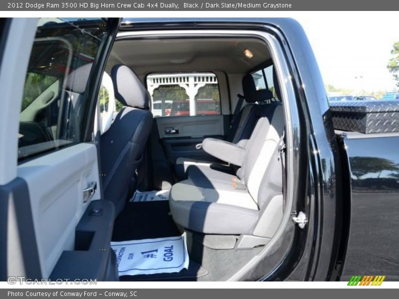 Black / Dark Slate/Medium Graystone 2012 Dodge Ram 3500 HD Big Horn Crew Cab 4x4 Dually