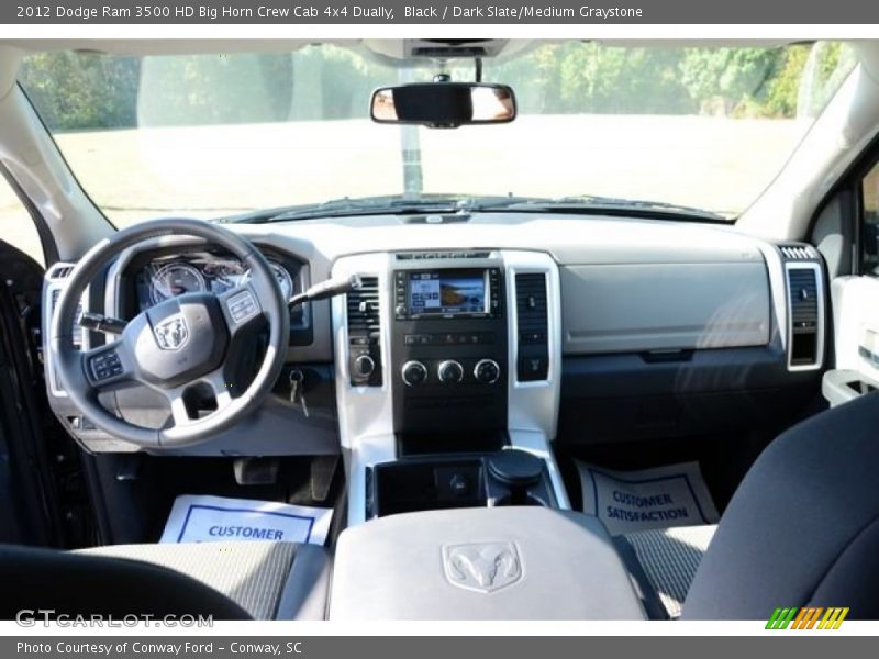 Black / Dark Slate/Medium Graystone 2012 Dodge Ram 3500 HD Big Horn Crew Cab 4x4 Dually