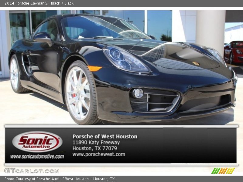 Black / Black 2014 Porsche Cayman S