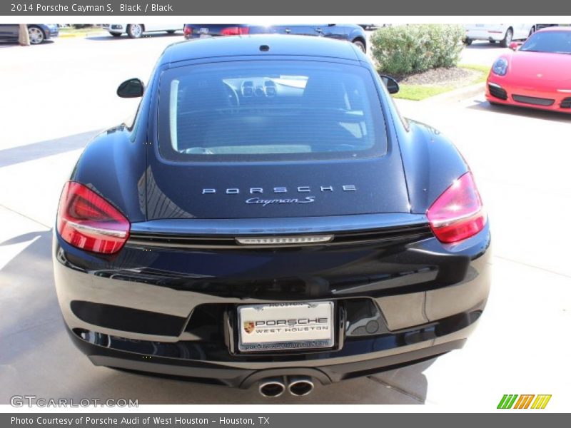 Black / Black 2014 Porsche Cayman S