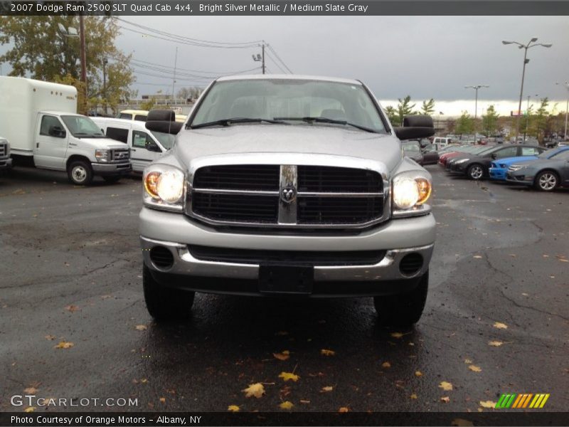 Bright Silver Metallic / Medium Slate Gray 2007 Dodge Ram 2500 SLT Quad Cab 4x4