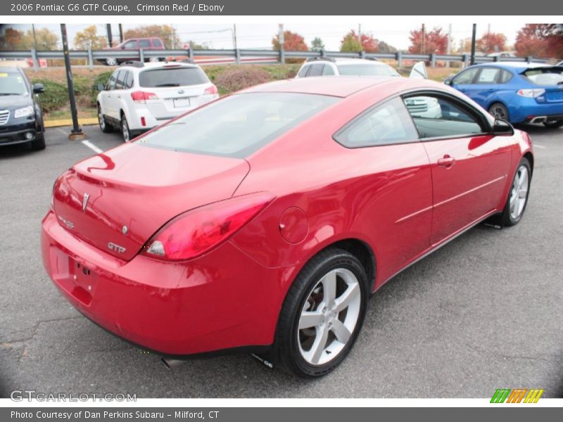 Crimson Red / Ebony 2006 Pontiac G6 GTP Coupe