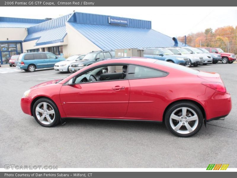 Crimson Red / Ebony 2006 Pontiac G6 GTP Coupe