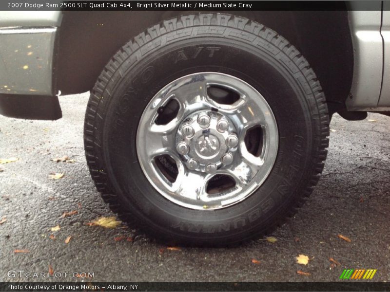 Bright Silver Metallic / Medium Slate Gray 2007 Dodge Ram 2500 SLT Quad Cab 4x4