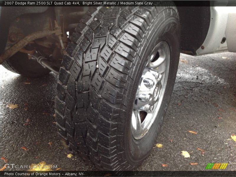 Bright Silver Metallic / Medium Slate Gray 2007 Dodge Ram 2500 SLT Quad Cab 4x4