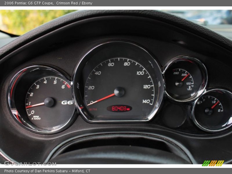 Crimson Red / Ebony 2006 Pontiac G6 GTP Coupe