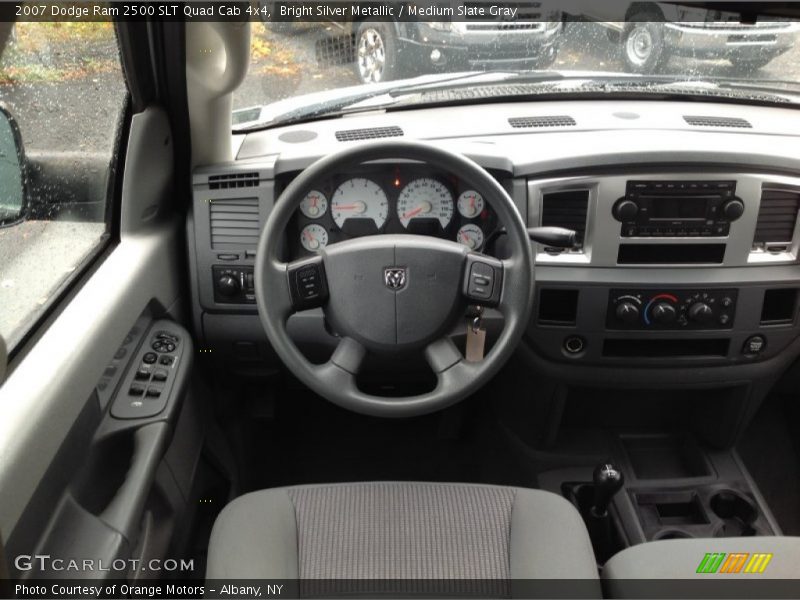 Bright Silver Metallic / Medium Slate Gray 2007 Dodge Ram 2500 SLT Quad Cab 4x4