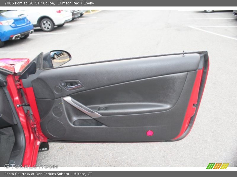 Crimson Red / Ebony 2006 Pontiac G6 GTP Coupe