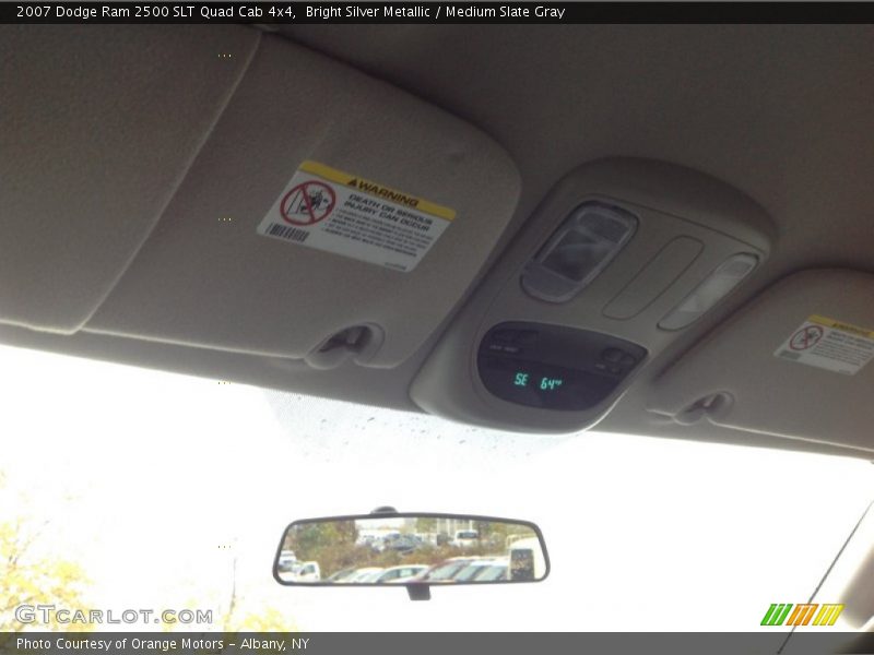 Bright Silver Metallic / Medium Slate Gray 2007 Dodge Ram 2500 SLT Quad Cab 4x4