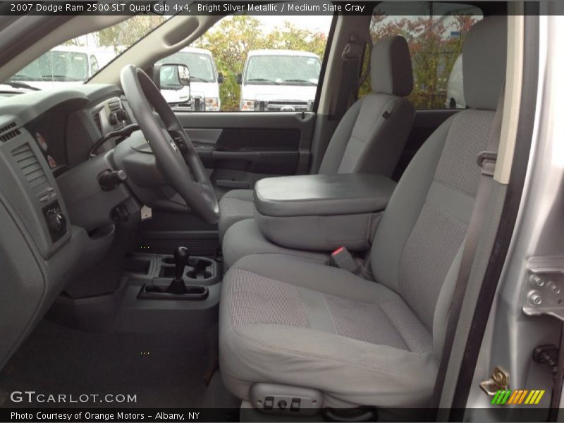 Bright Silver Metallic / Medium Slate Gray 2007 Dodge Ram 2500 SLT Quad Cab 4x4