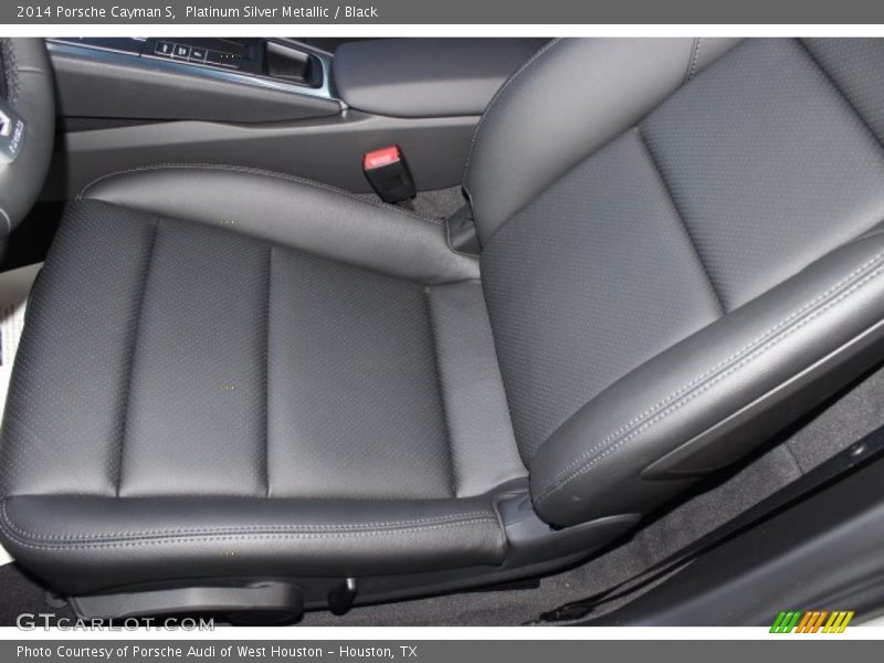 Platinum Silver Metallic / Black 2014 Porsche Cayman S