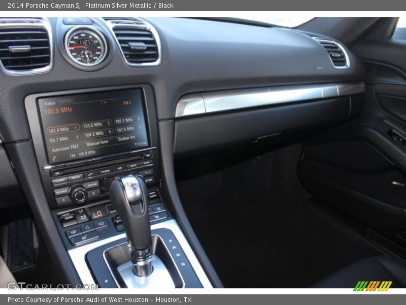 Platinum Silver Metallic / Black 2014 Porsche Cayman S