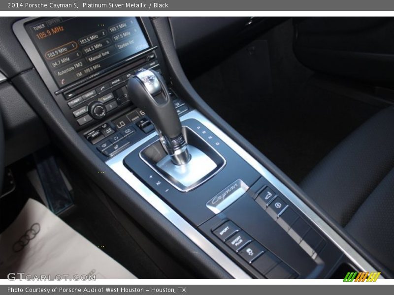 Platinum Silver Metallic / Black 2014 Porsche Cayman S