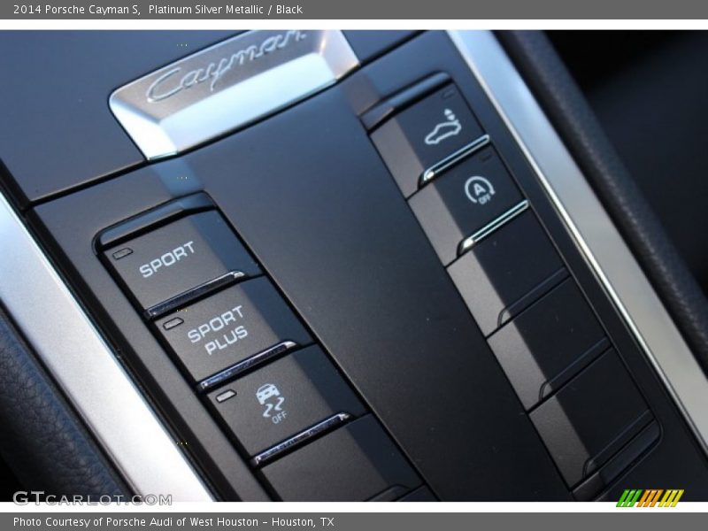 Platinum Silver Metallic / Black 2014 Porsche Cayman S