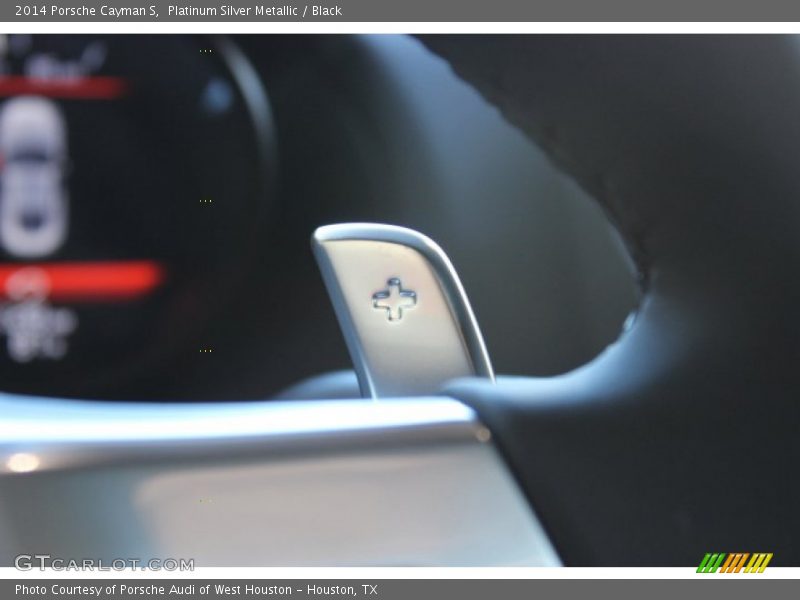 Platinum Silver Metallic / Black 2014 Porsche Cayman S