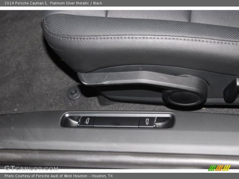 Platinum Silver Metallic / Black 2014 Porsche Cayman S