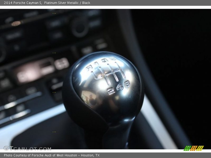 Platinum Silver Metallic / Black 2014 Porsche Cayman S