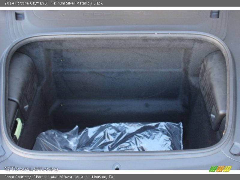 Platinum Silver Metallic / Black 2014 Porsche Cayman S