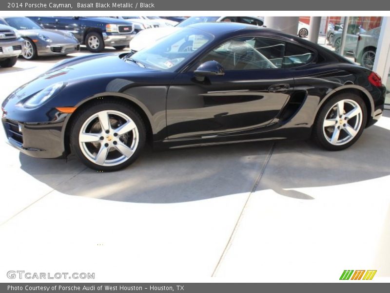 Basalt Black Metallic / Black 2014 Porsche Cayman